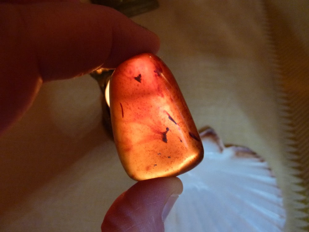 Ambre bleu de Sumatra