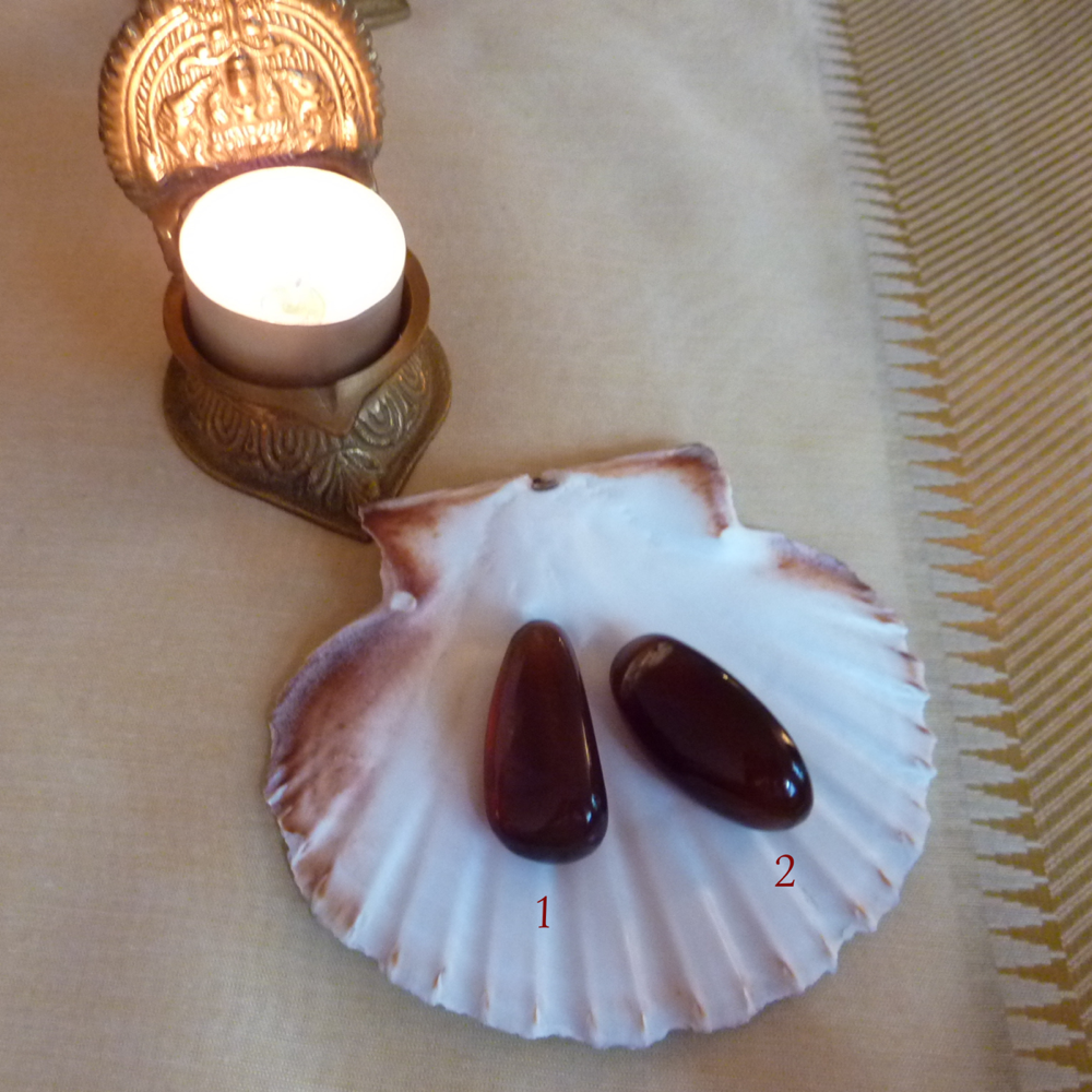 Ambre bleu de Sumatra