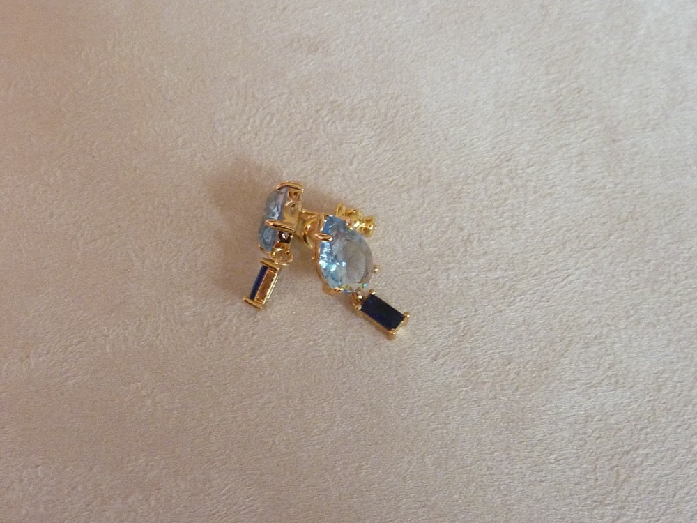 Raki | Boucles d'oreilles de cristaux colorés