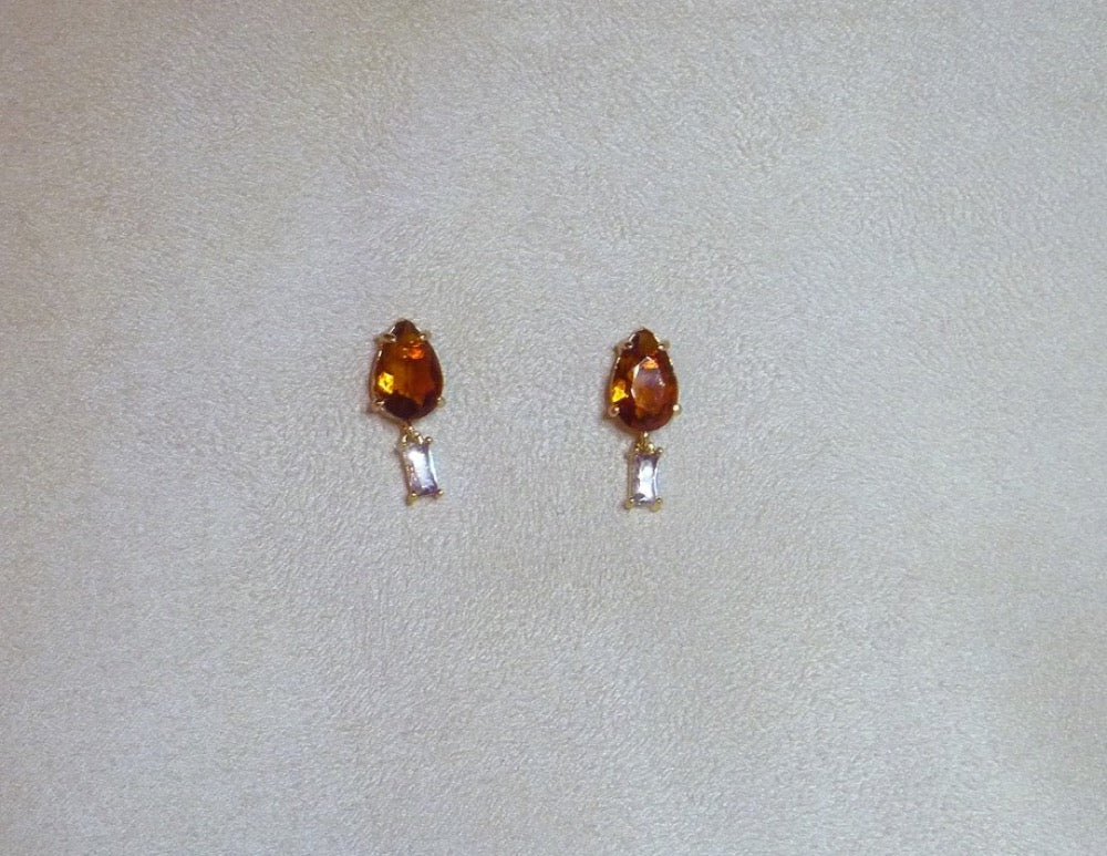 Raki | Boucles d'oreilles de cristaux colorés