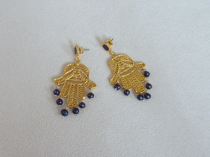 Indian style tassel earrings