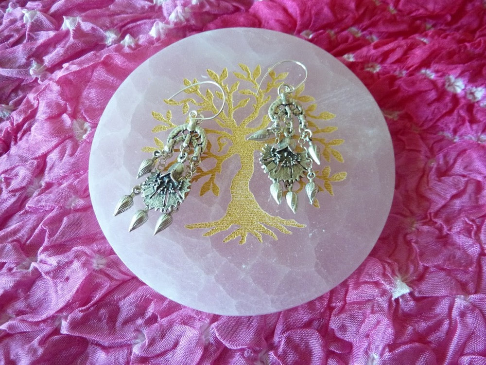 Hazari | Boucles d’oreilles à breloques plaqué argent