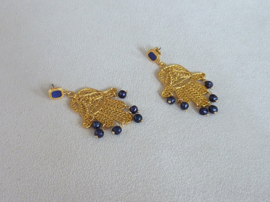 Indian style tassel earrings