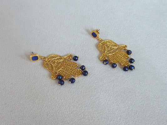 Indian style tassel earrings