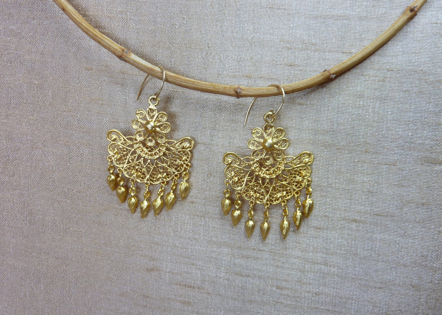 Indian style tassel earrings