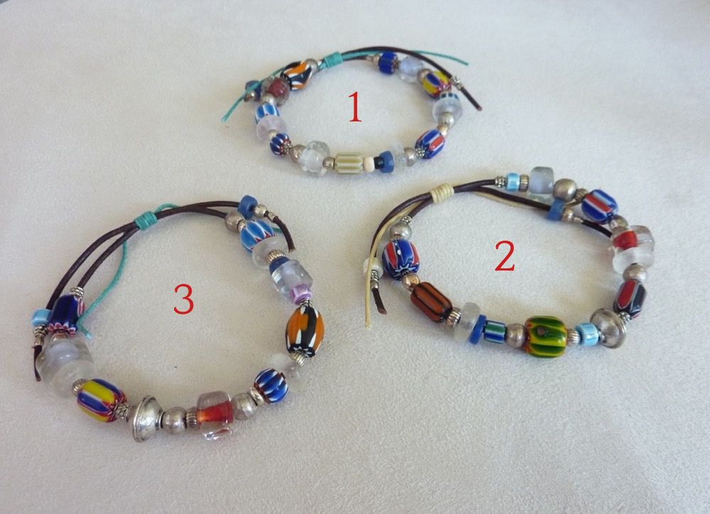 Tribal style bracelet for souls who love distant travels, adjustable size (18 to 22+)